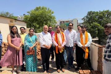 राजकीय वरिष्ठ उपाध्याय संस्कृत विद्यालय में भूमि पूजन कार्यक्रम आयोजित