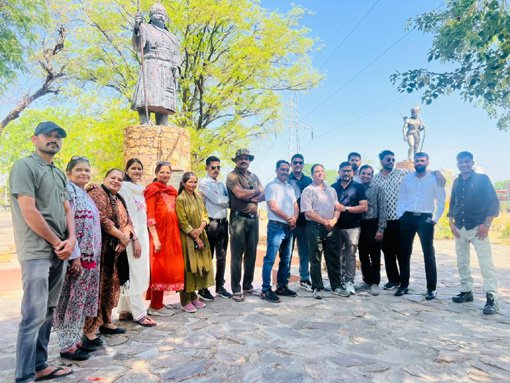 स्काउटर गाइडर संभाग स्तरीय प्रशिक्षण शिविर कला आश्रम गोगुंदा में संपन्न