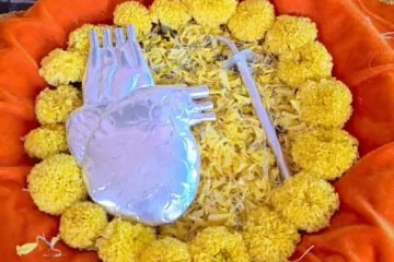 सांवलिया सेठ को चढ़ाया चांदी का दिल