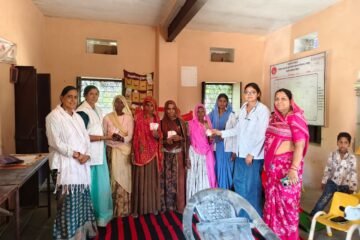 भीलवाड़ा : धरती आबा जनजातीय ग्राम उत्कर्ष अभियान में आमजन ने उठाया स्वास्थ्य सेवाओं का लाभ
