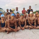 स्वामी विवेकानंद तरणताल के तैराकों ने जिला स्तरीय तैराकी में जीते 72 पदक