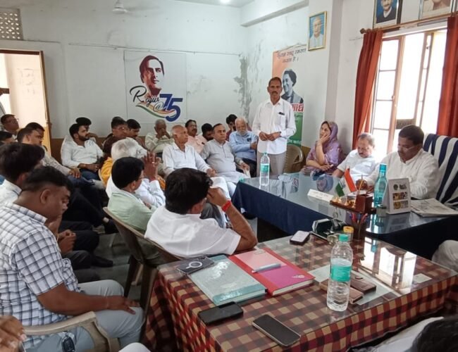 ब्लॉक एवं मंडल स्तर तक होगा प्रशिक्षण कार्यक्रम- रघुवीर सिंह मीणा