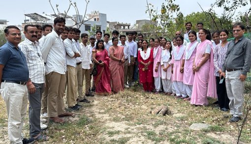 डाइट उदयपुर में विश्व पर्यावरण दिवस पर पौधारोपण, पर्यावरण संरक्षण का दिया संदेश