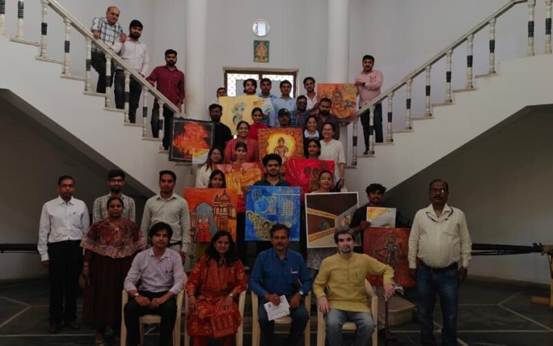 संग्रहालय थीम पर युवा कलाकारों ने उकेरी मेवाड़ की सांस्कृतिक विरासत