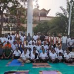 अंतरराष्ट्रीय योग दिवस 2026 की तैयारी  सुखाड़िया विश्वविद्यालय में हुआ अभ्यास