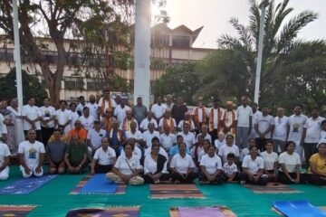 अंतरराष्ट्रीय योग दिवस 2026 की तैयारी  सुखाड़िया विश्वविद्यालय में हुआ अभ्यास