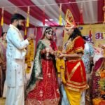 रासलीला और राधा-रुक्मणी विवाह प्रसंग से भक्तिमय हुआ कथा पंडाल, छप्पन भोग महोत्सव बना आकर्षण का केंद्र