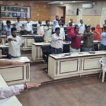निगम परिसर में प्लास्टिक मुक्त शहर का लिया संकल्प