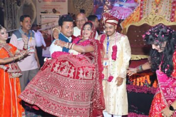 नारायण सेवा संस्थान ने 46वें सामूहिक विवाह समारोह में 21 दिव्यांग जोड़ों के सपनों को दिया नया आसमान