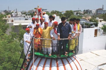 श्री गवालिया भेरूनाथ मन्दिर का सप्तम पाटोत्सव व ध्वजारोहण समारोह संपन्न