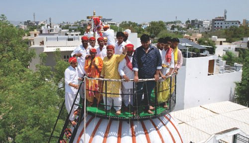 श्री गवालिया भेरूनाथ मन्दिर का सप्तम पाटोत्सव व ध्वजारोहण समारोह संपन्न