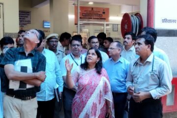 प्रमुख शासन सचिव गायत्री राठौड़ ने एमबी अस्पताल की व्यवस्थाओं का लिया जायजा