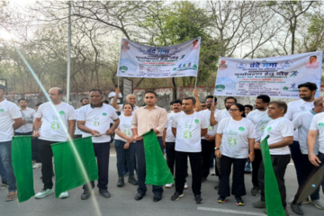 पर्यावरण संरक्षण के संकल्प के साथ लगाई दौड़