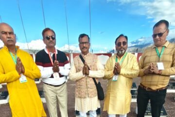 मेवाड़ के अमर वीर अर्चित वर्डिया को लेह में श्रद्धांजलि, सिन्धु दर्शन यात्रा दल ने किया नमन