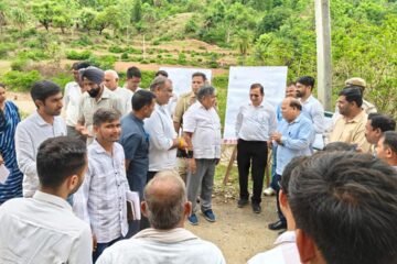 जाब के राज्यपाल श्री कटारिया ने देवास चरण- तृतीय पेयजल परियोजना का किया निरीक्षण