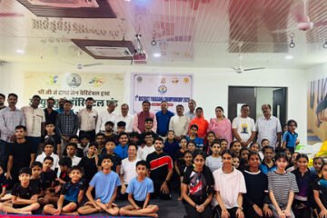7वीं उदयपुर जिला योगासन खेल चौंपियनशिप 2026-27 का सफल आयोजन