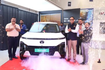 600 किलोमीटर से अधिक रेंज वाली टाटा सिएरा इलेक्ट्रिक कार का उदयपुर में भव्य शुभारंभ