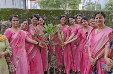 गुरु पूर्णिमा पूर्व संध्या पर किया गुरुओं का सम्मान व वृक्षारोपण