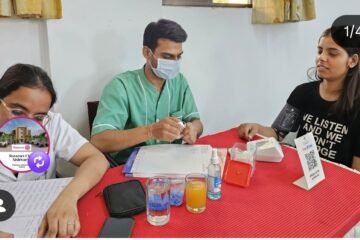 रोटरैक्ट क्लब ऐश्वर्या ने डॉक्टर्स डे पर आयोजित किया निःशुल्क स्वास्थय जांच शिविर