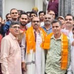 रेलवे पुलिया की ऊंचाई व चौड़ाई बढ़ाने की मांग को रेल मंत्री तक पहुंचाने पर सांसद डॉ. मन्नालाल रावत का बालाजी विहार कॉलोनीवासियों ने जताया आभार