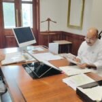 कलाल जाति के सदस्यों को केन्द्रीय ओबीसी प्रमाण पत्र नहीं मिलने को लेकर सांसद डॉ रावत ने केंद्रीय मंत्री वीरेंद्र सिंह से की मुलाकात