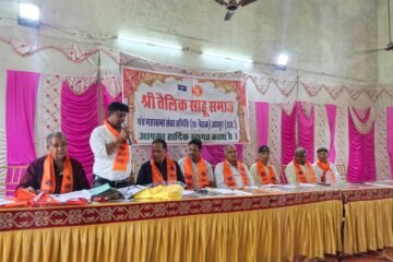 श्रीनाथजी के दर्शन के बाद उदयपुर पहुंचीं बसंता बेन मोदी, तेली साहू समाज ने किया भव्य स्वागत