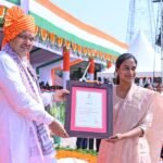 स्वाधीनता दिवस पर उदयपुर की पर्वतारोही मनस्वी अग्रवाल बीकानेर में राज्य स्तर पर सम्मानित
