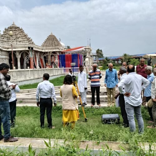 भगवान महाकालेश्वर की मौजूदगी में हुई मंदिर भूमि की वैज्ञानिक पैमाइश