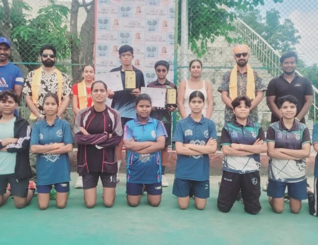 खेलगांव में नेशनल इंडिया रैकिंग टेनिस स्पर्धा आयोजित