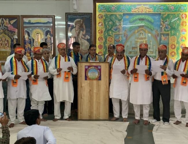 श्रीमाल सेठ अचलगच्छ जैन श्रीसंघ के नवनिर्वाचित पदाधिकारियों ने ली शपथ