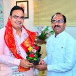 मुख्यमंत्री भजनलाल व भाजपा प्रदेश अध्यक्ष राठौड ने किया सांसद डॉ रावत का स्वागत, शुभकामनाएं दी