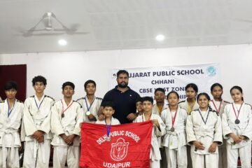 डीपीएस, उदयपुर का सीबीएसई वेस्ट जोन जूडो चैंपियनशिप में शत-प्रतिशत पदक प्रदर्शन, 11 खिलाड़ियों ने जीते 11 पदक