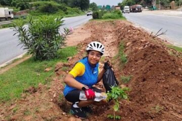 100 किलोमीटर साइकिल यात्रा कर स्वाति शर्मा ने दिया पर्यावरण संरक्षण का संदेश