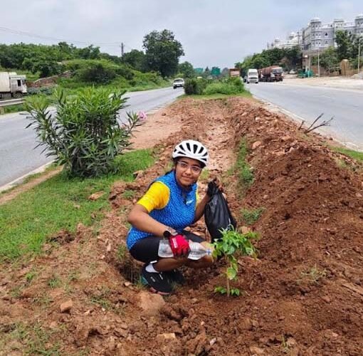 100 किलोमीटर साइकिल यात्रा कर स्वाति शर्मा ने दिया पर्यावरण संरक्षण का संदेश