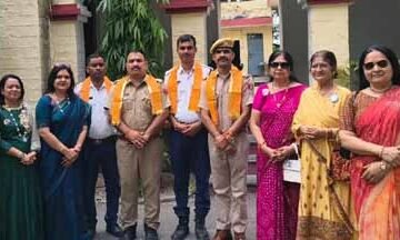 इनरव्हील क्लब ऑफ उदयपुर दीवाज ने पुलिसकर्मियों को राखी बांधकर मनाया रक्षाबंधन
