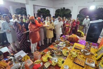 दो दिवसीय अखण्ड रामायण पाठ की हुई पूर्णाहुति