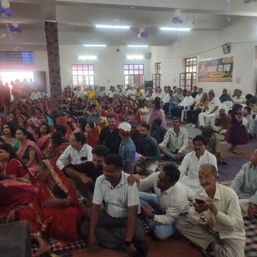 श्री चेना-कुशला माता की शोभायात्रा में उमड़ा लखारा समाज