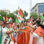 देशभक्ति के  तराना के बीच निकली भव्य तिरंगा  यात्रा