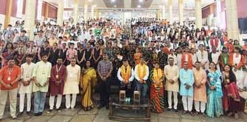 ‘जयतु जननी जन्मभूमि भारतम्’ के स्वरों से गूंजा उदयपुर