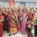 सत्यनारायण भगवान की कथा में गूंजे भक्ति के स्वर, श्रद्धालुओं ने सुनी भगवान की महिमा