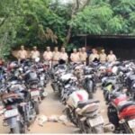 उदयपुर पुलिस का बड़ा एक्शन, 572 ठिकानों पर दबिश, 156 अपराधी गिरफ्तार, 180 पावर बाइक जब्त