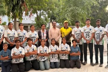 एशिया पैसिफिक लैक्रोज ओलंपिक क्वालीफायर के लिए राजस्थान के खिलाड़ी आगरा रवाना