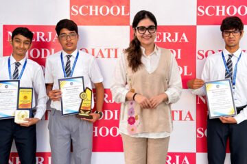 ’सोजतिया द्वारा संचालित नीरजा मोदी स्कूल को क्वालिटी फोरम का गोल्ड अवार्ड’