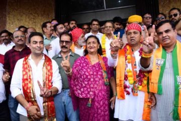 पांचवी बार के पार्षद पारस सिंघवी होंगे नगर निगम के महापौर, भरा नामांकन पत्र, कार्यकर्ताओं में हर्ष