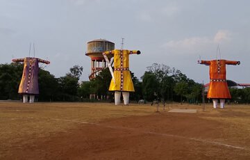 फतहनगर में दशहरा महोत्सव पर होगा रावण, कुंभकरण और मेघनाथ के पुतलों का आतिशी दहन