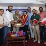 जापान में तिरंगा लहराकर लौटीं माहेश्वरी चौहान: एशियन गेम्स में कांस्य जीतने पर उदयपुर में भव्य स्वागत