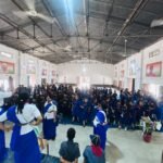 उदयपुर: स्काउट्स-गाइड्स ने बनाई मानव श्रृंखला, दिया मतदान जागरूकता का संदेश
