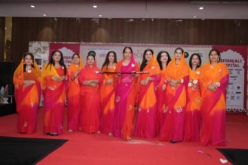 राजपूती शान, पारंपरिक वेशभूषा और तलवारों के साथ रैंप वॉक, साड़ी फेस्टिवल में बीसीआई टीम ने हासिल किया तृतीय स्थान