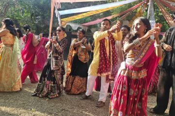 विद्यापीठ में डांडिया महोत्सव की धूम