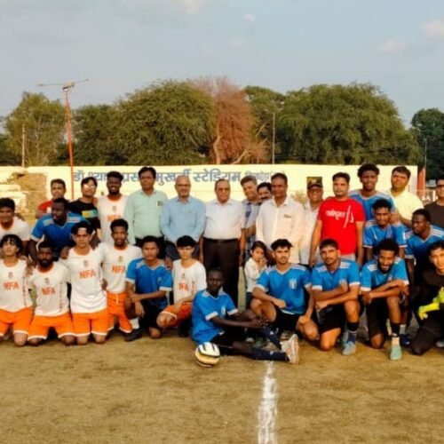 भारत रत्न डॉ.कलाम की जन्म जयंती पर फुटबॉल मैत्री मैच का हुआ आयोजन 